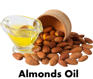 almond oil use in hair loss solution develop by herbocos